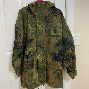 Flecktarn Army Parka Waterproof Camo